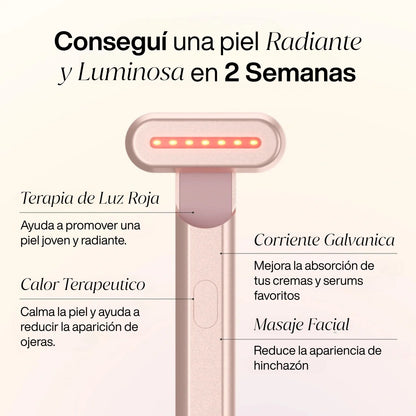 Skin Glow™ - Varita Rejuvenecedora de Luz Roja 4-en-1